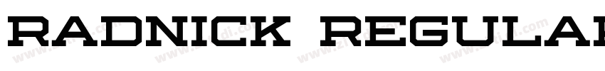 Radnick Regular字体转换